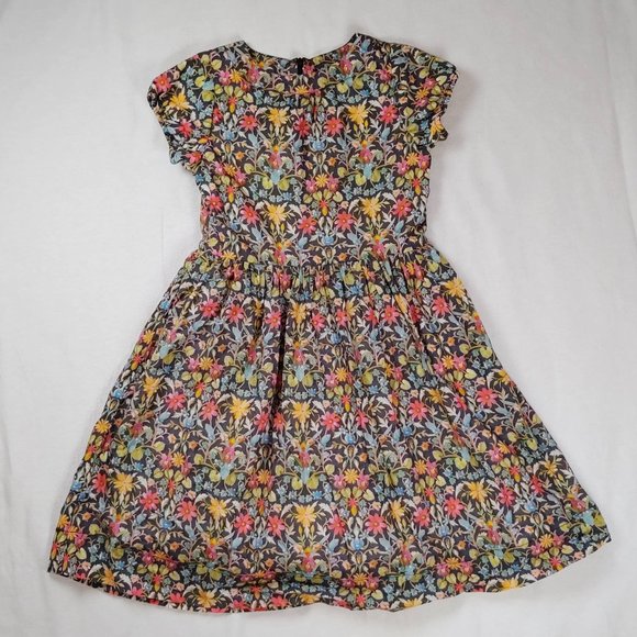 Carolina Zapf Other - Carolina Zapf 6 CZ Dress Short Sleeve Floral Gray
